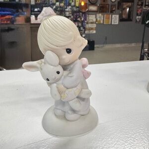 Enesco Jesus Loves Me Porcelain Figurine